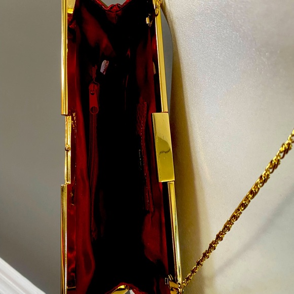 Jessica McClintock red clutch - Picture 5 of 7